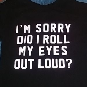 Black T-Shirt With Print